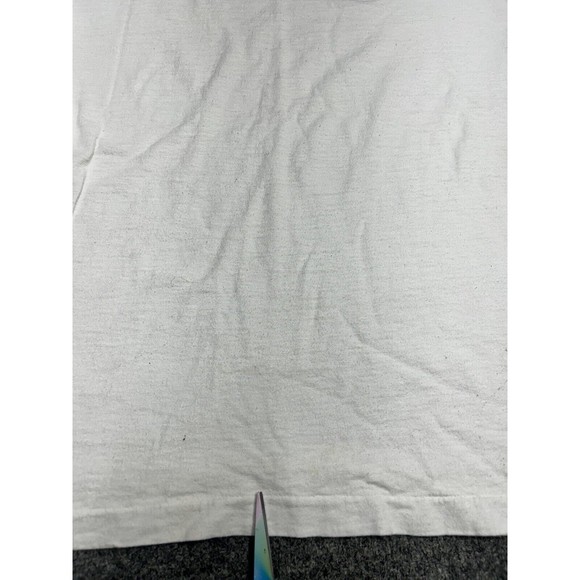 Vintage 80s Hard Rock Cafe Chicago Long-Sleeve White T-Shirt Size Large - Picture 3 of 11